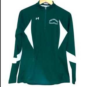 🆕 Archmere Academy Girl’s Volleyball Under Armour 1/4 Zip Fitted Jacket